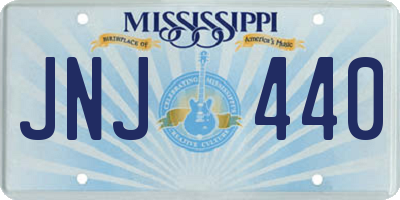 MS license plate JNJ440