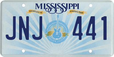 MS license plate JNJ441