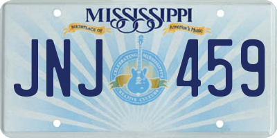 MS license plate JNJ459