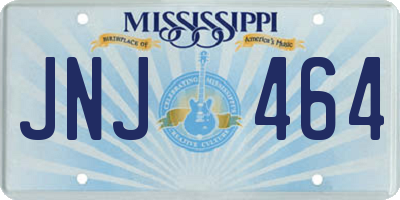 MS license plate JNJ464