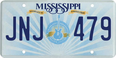 MS license plate JNJ479