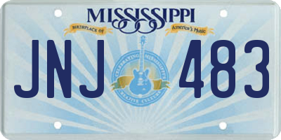MS license plate JNJ483