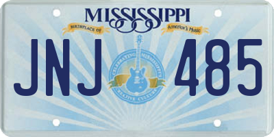 MS license plate JNJ485