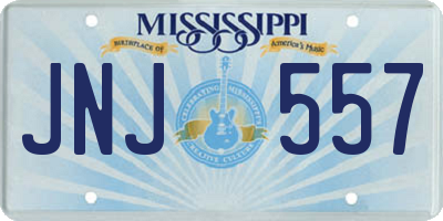 MS license plate JNJ557