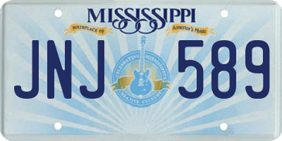 MS license plate JNJ589