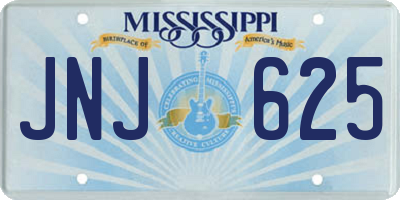 MS license plate JNJ625