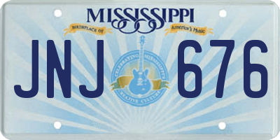 MS license plate JNJ676