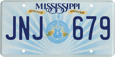 MS license plate JNJ679