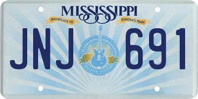 MS license plate JNJ691