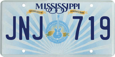 MS license plate JNJ719