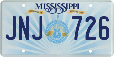 MS license plate JNJ726