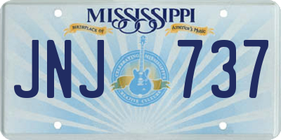 MS license plate JNJ737