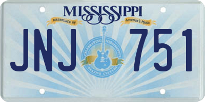 MS license plate JNJ751