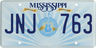 MS license plate JNJ763