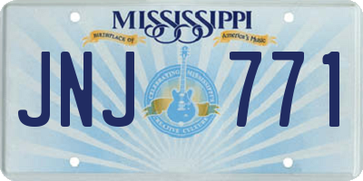 MS license plate JNJ771