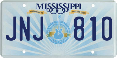 MS license plate JNJ810
