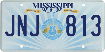 MS license plate JNJ813