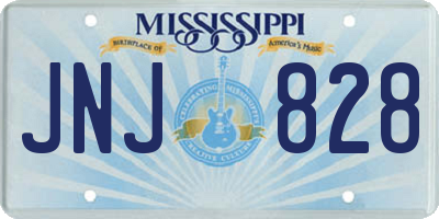 MS license plate JNJ828