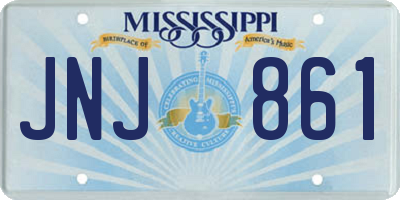 MS license plate JNJ861
