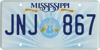 MS license plate JNJ867