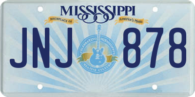 MS license plate JNJ878