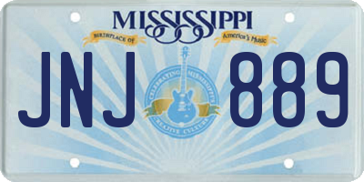 MS license plate JNJ889