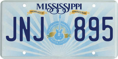 MS license plate JNJ895