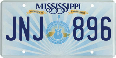 MS license plate JNJ896