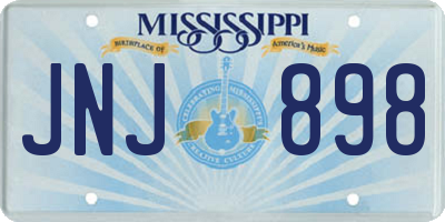 MS license plate JNJ898