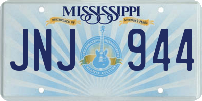 MS license plate JNJ944