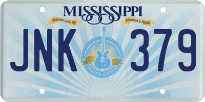 MS license plate JNK379