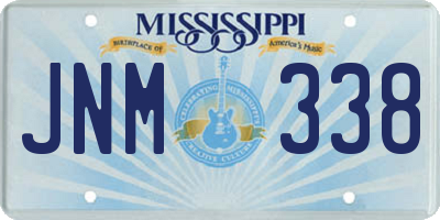 MS license plate JNM338