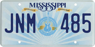 MS license plate JNM485