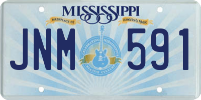 MS license plate JNM591