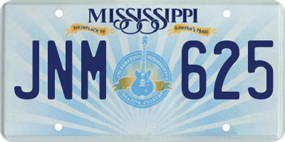 MS license plate JNM625