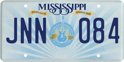 MS license plate JNN084