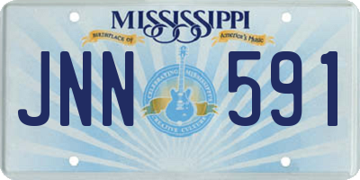 MS license plate JNN591