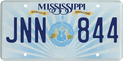 MS license plate JNN844