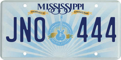 MS license plate JNO444