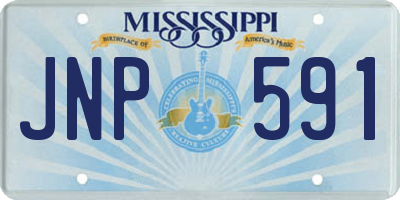 MS license plate JNP591