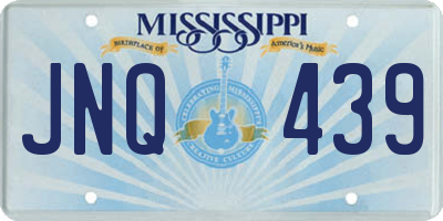 MS license plate JNQ439