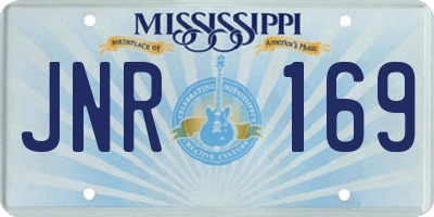 MS license plate JNR169