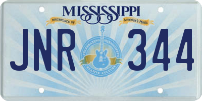 MS license plate JNR344