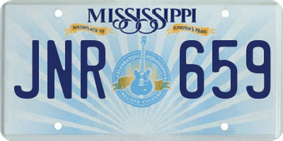 MS license plate JNR659