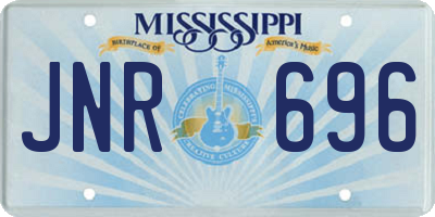 MS license plate JNR696