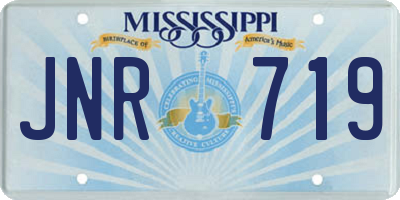 MS license plate JNR719