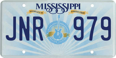 MS license plate JNR979