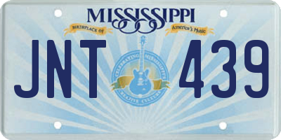 MS license plate JNT439