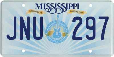 MS license plate JNU297