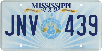MS license plate JNV439